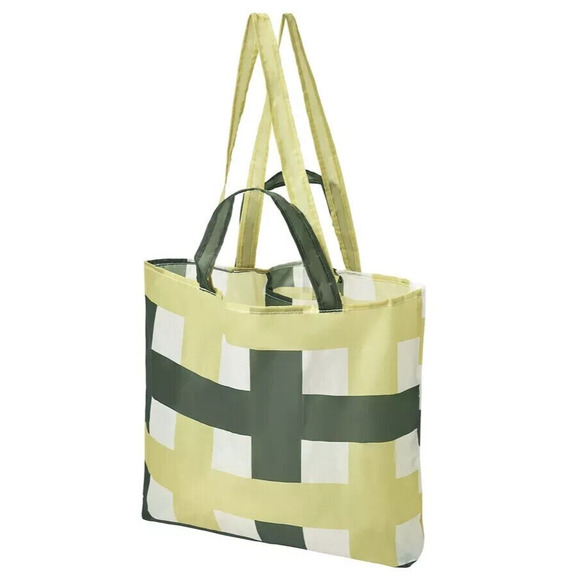 IKEA SKYNKE Shopping Bag White/Multicolor 17 ¾x14 ¼" Stylish Tote New! Reusable - Picture 1 of 6